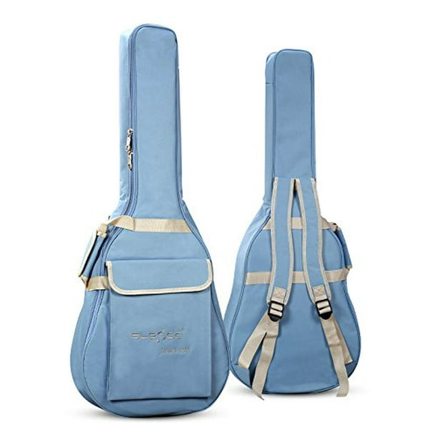 Color : Blue Lumeng Acoustic Guitar Bag Shoulder Strap Thick Sponge Guitar Bag Guitar Bag 40/41 Inch Color Guitar Bag Piano Bag 
